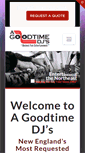 Mobile Screenshot of agoodtimedj.com
